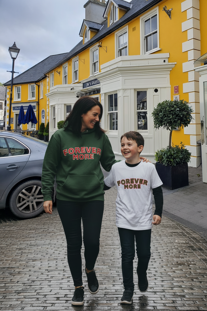 Mom and Son - Fade Haircut Westport